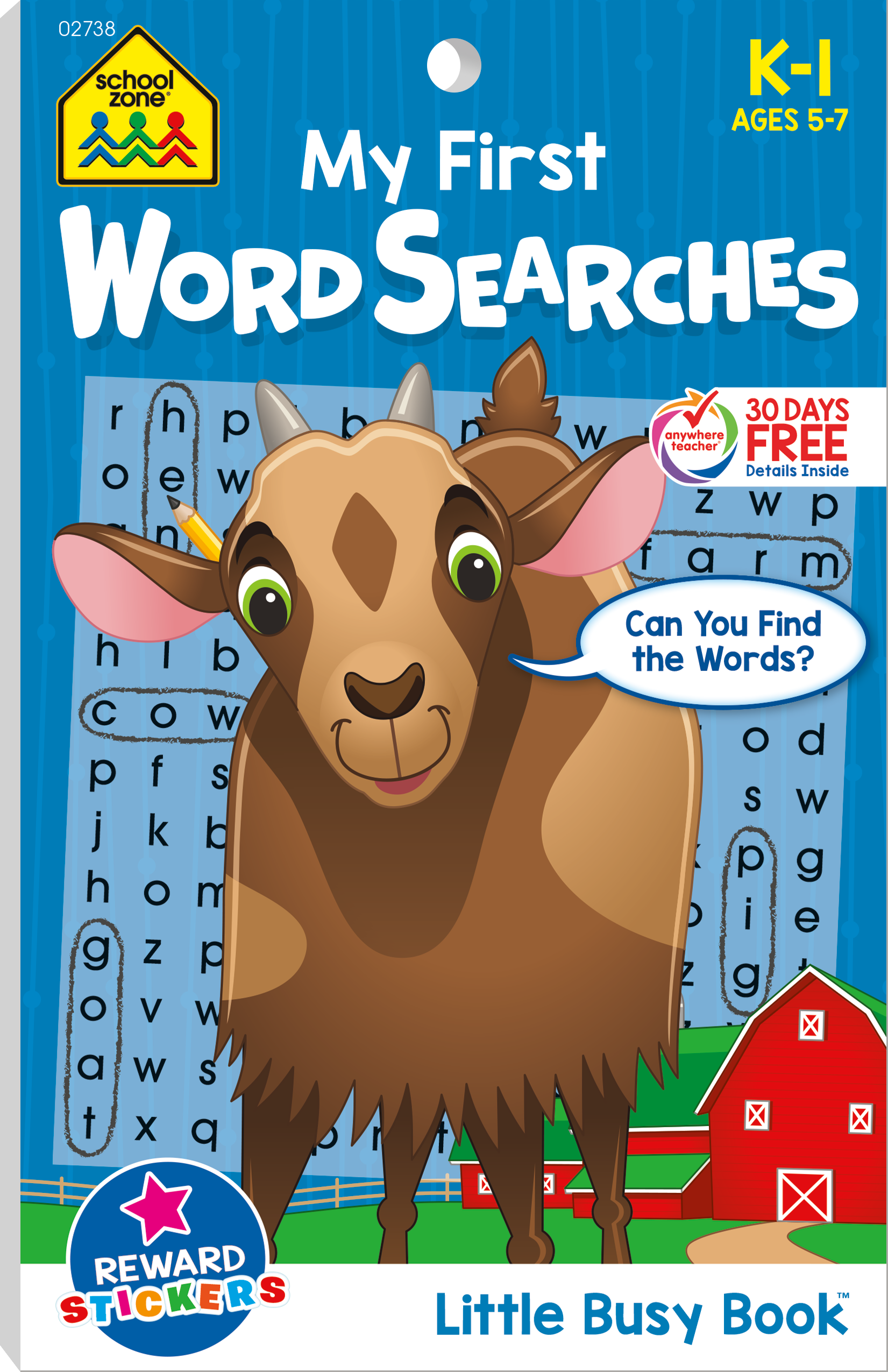 Fun Word Search for 1st Grade – School Zone Publishing Company