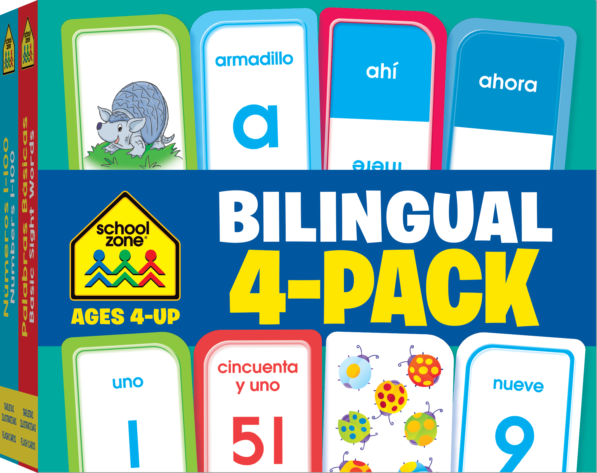 Bilingual Flashcards for Kids: Numbers – School Zone Publishing