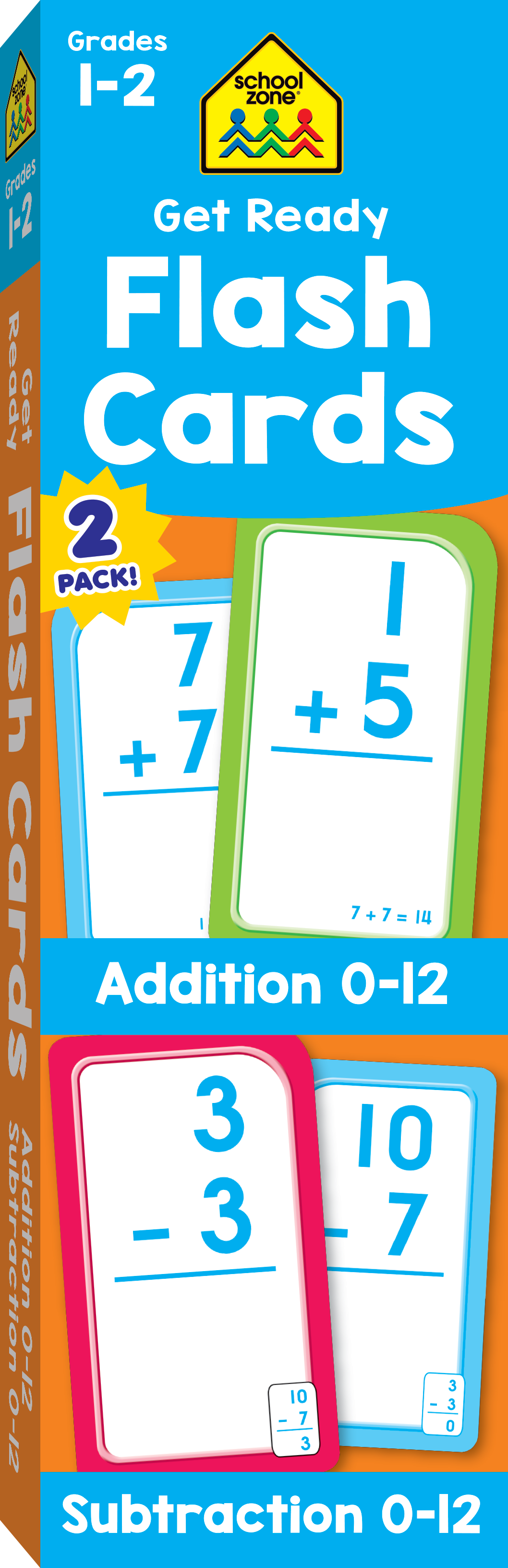 Addition Flash Cards 0-12 Pack – School Zone Publishing Company