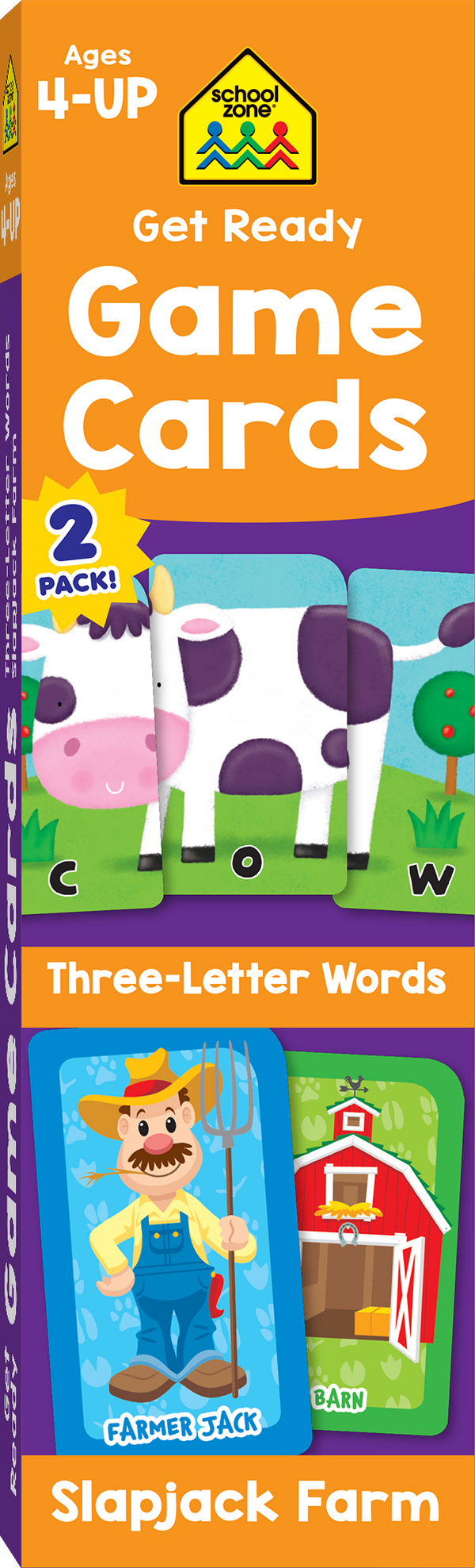 Get Ready Game Cards Three-Letter Words & Slapjack Farm 2-Pack Will Make Learning Fun!