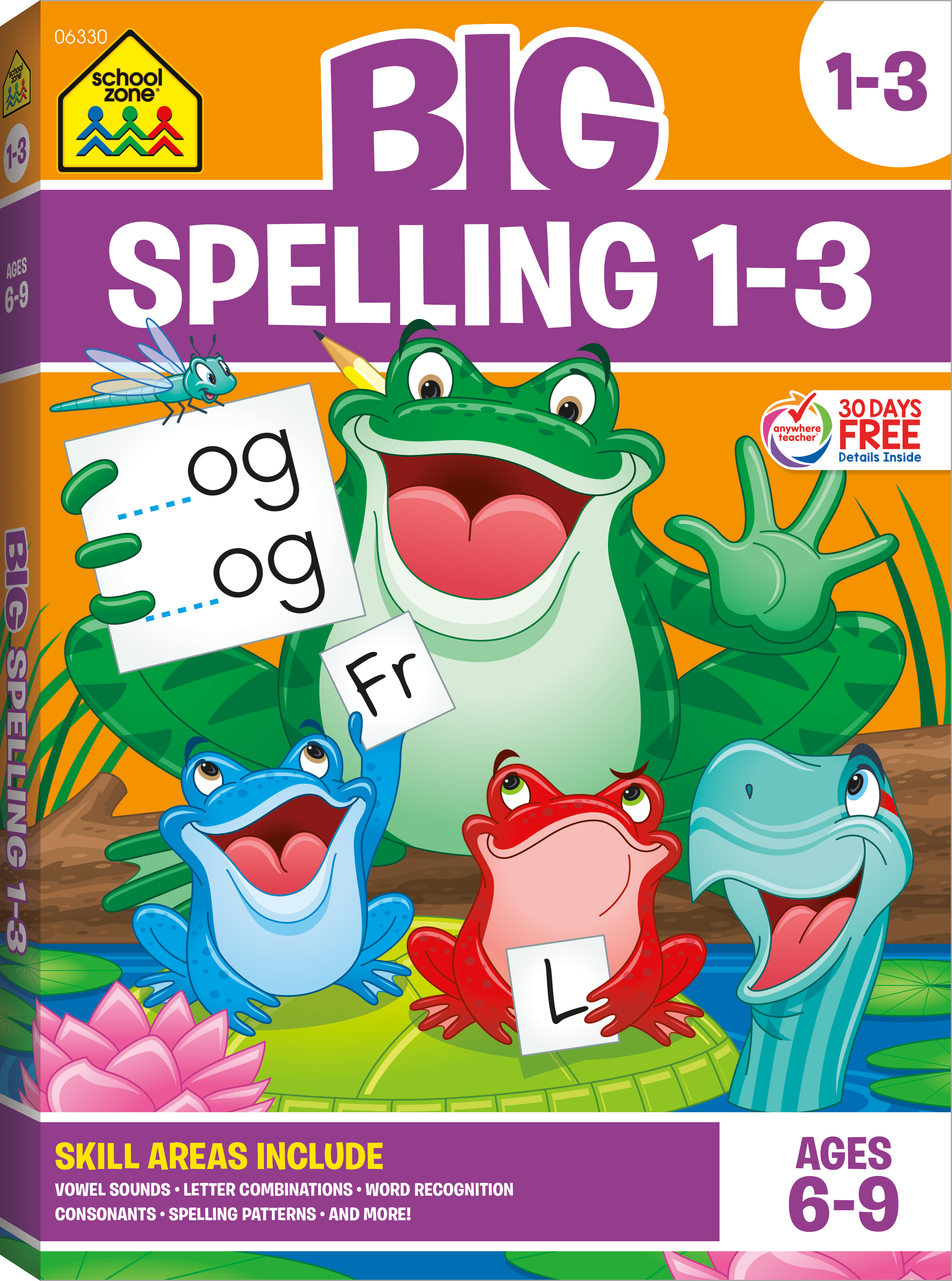 Big Spelling: Workbook for Grades 1-3 – School Zone Publishing Company
