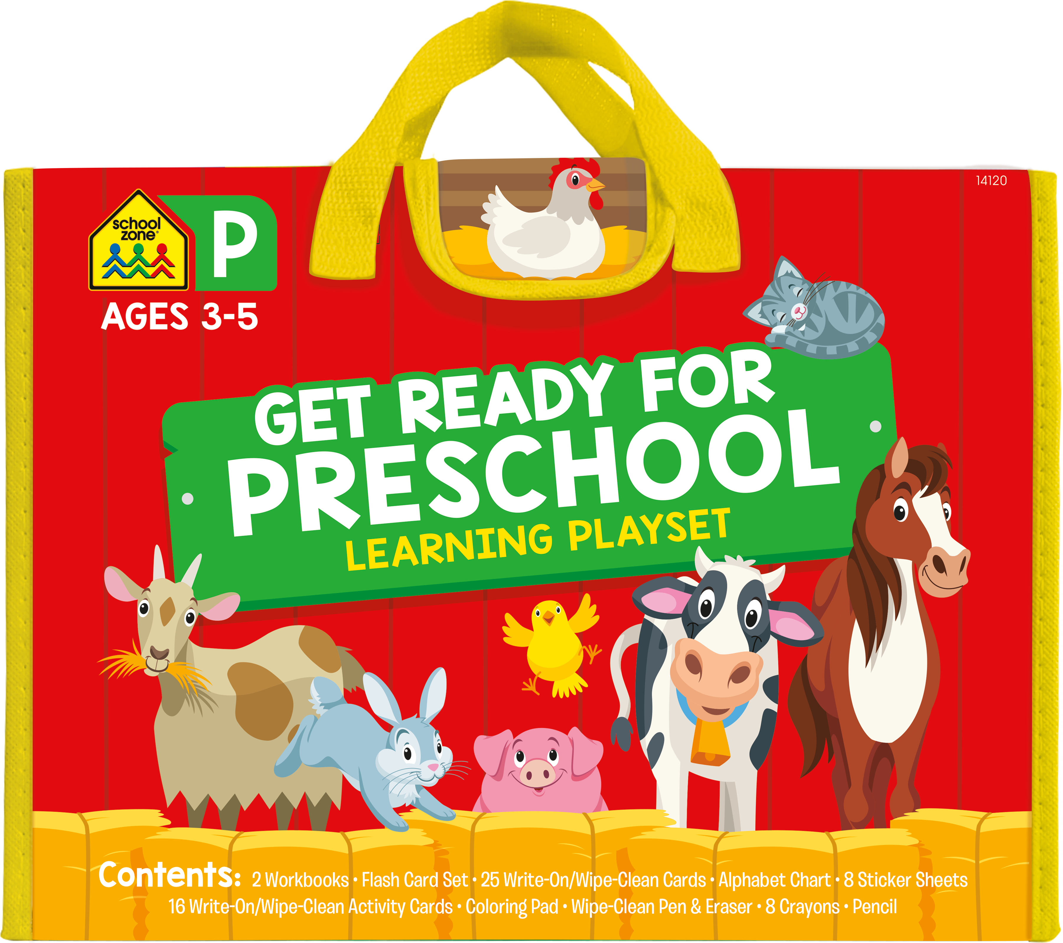 Get Ready Preschool Learning Playset (Farm Theme) – School Zone