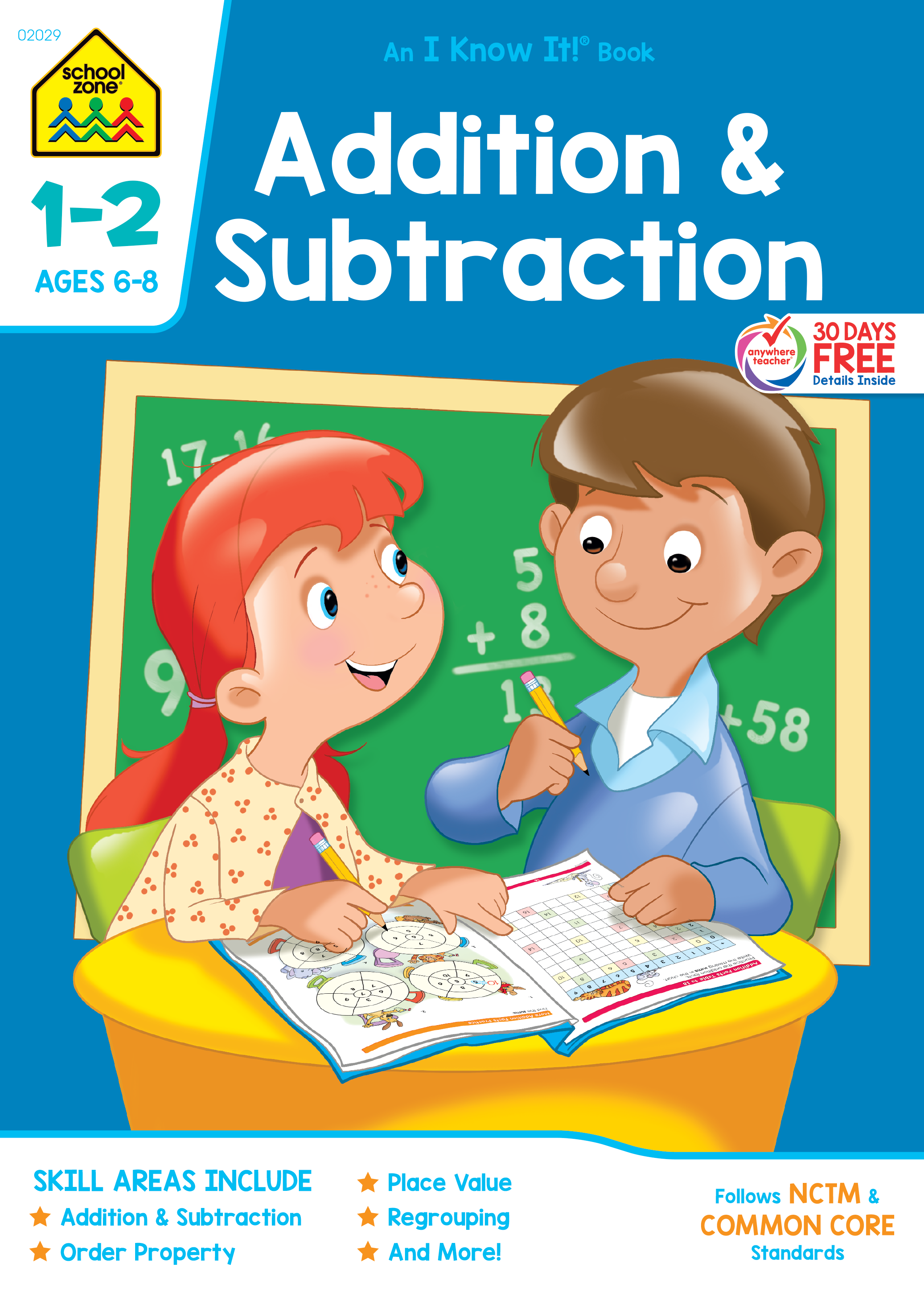 Big Math 1-2 Workbook (Spiral Bound) – School Zone Publishing Company