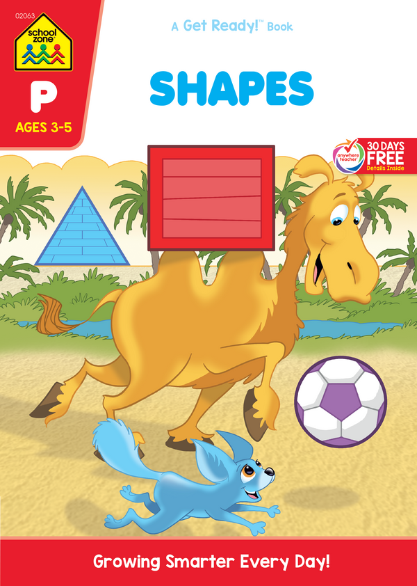 This charming Shapes Workbook will help little ones identify shapes.