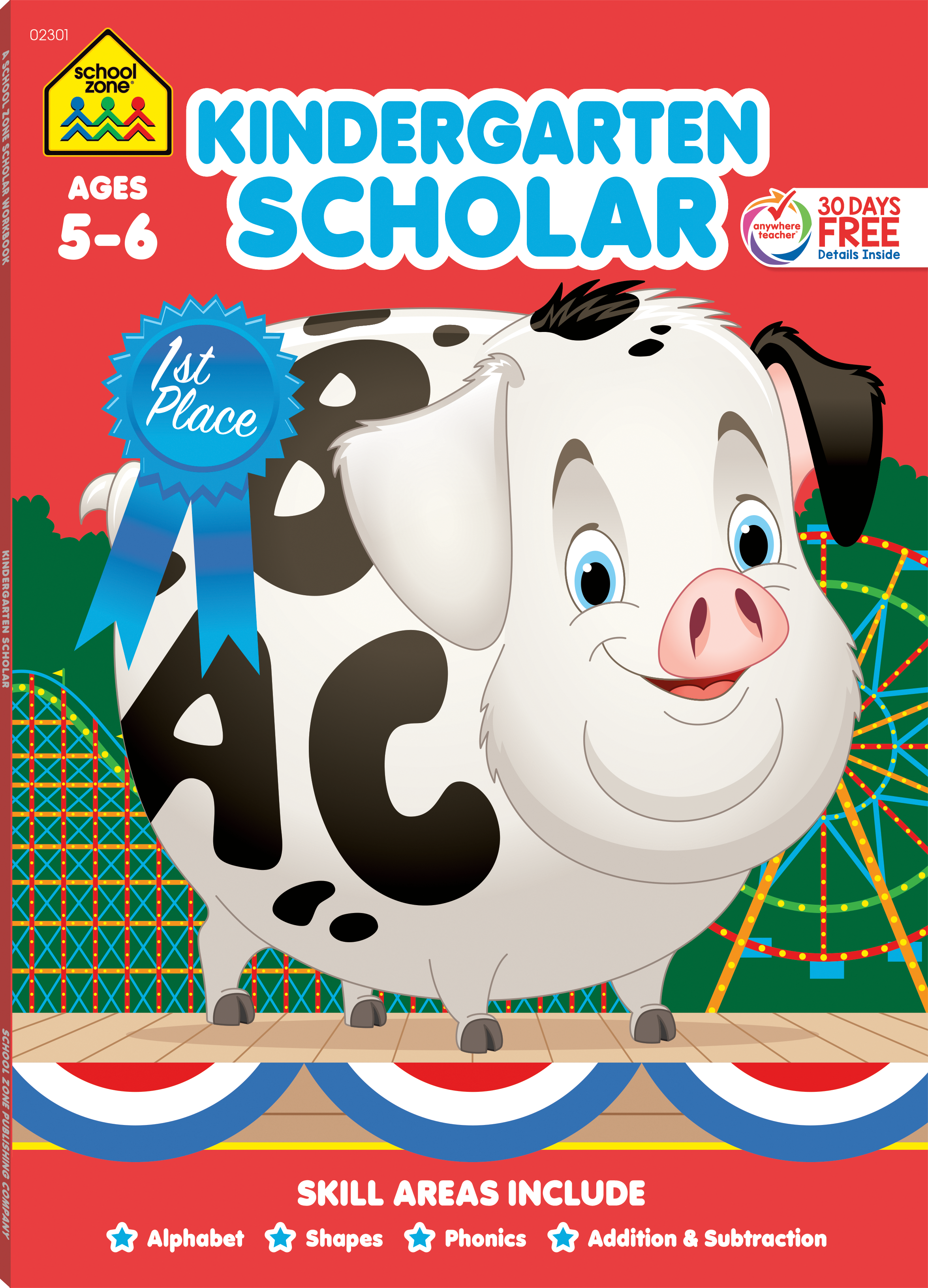 Kindergarten Scholar Workbook – School Zone Publishing Company