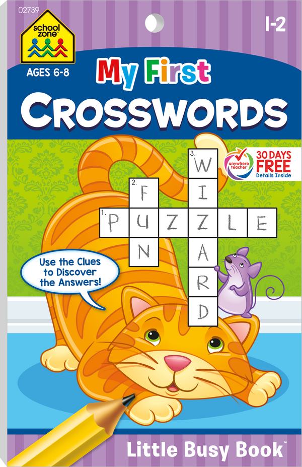 My First Crosswords Little Busy Book starts building skills to last a lifetime.