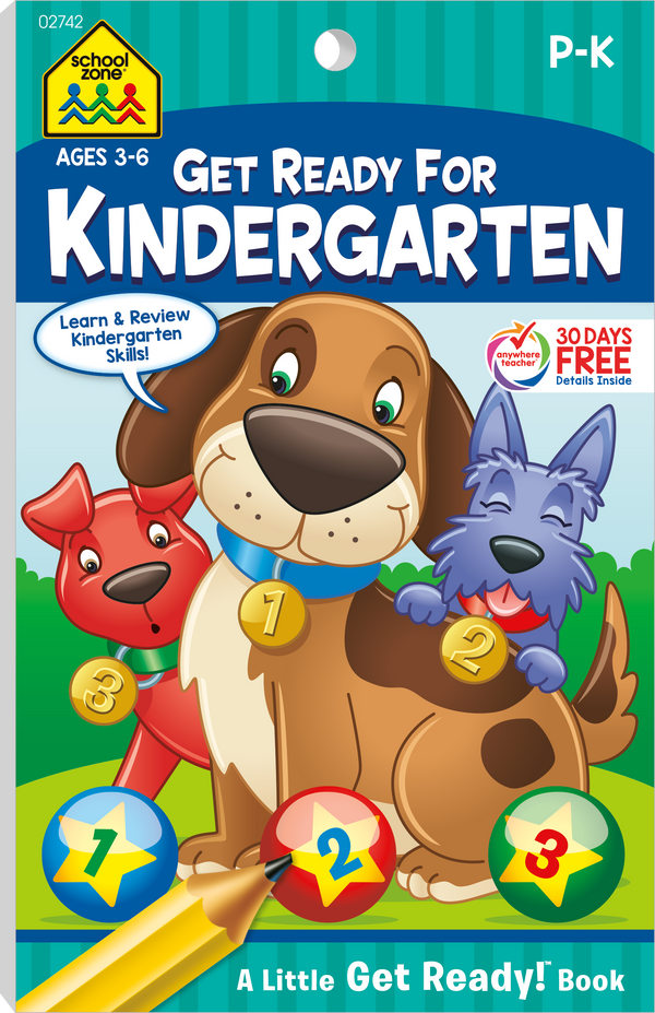 Get Ready For Kindergarten! Little Get Ready! Book will help build success.