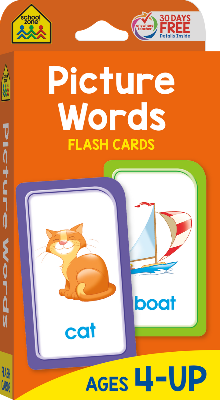 Teach simple words using sight word flash cards.