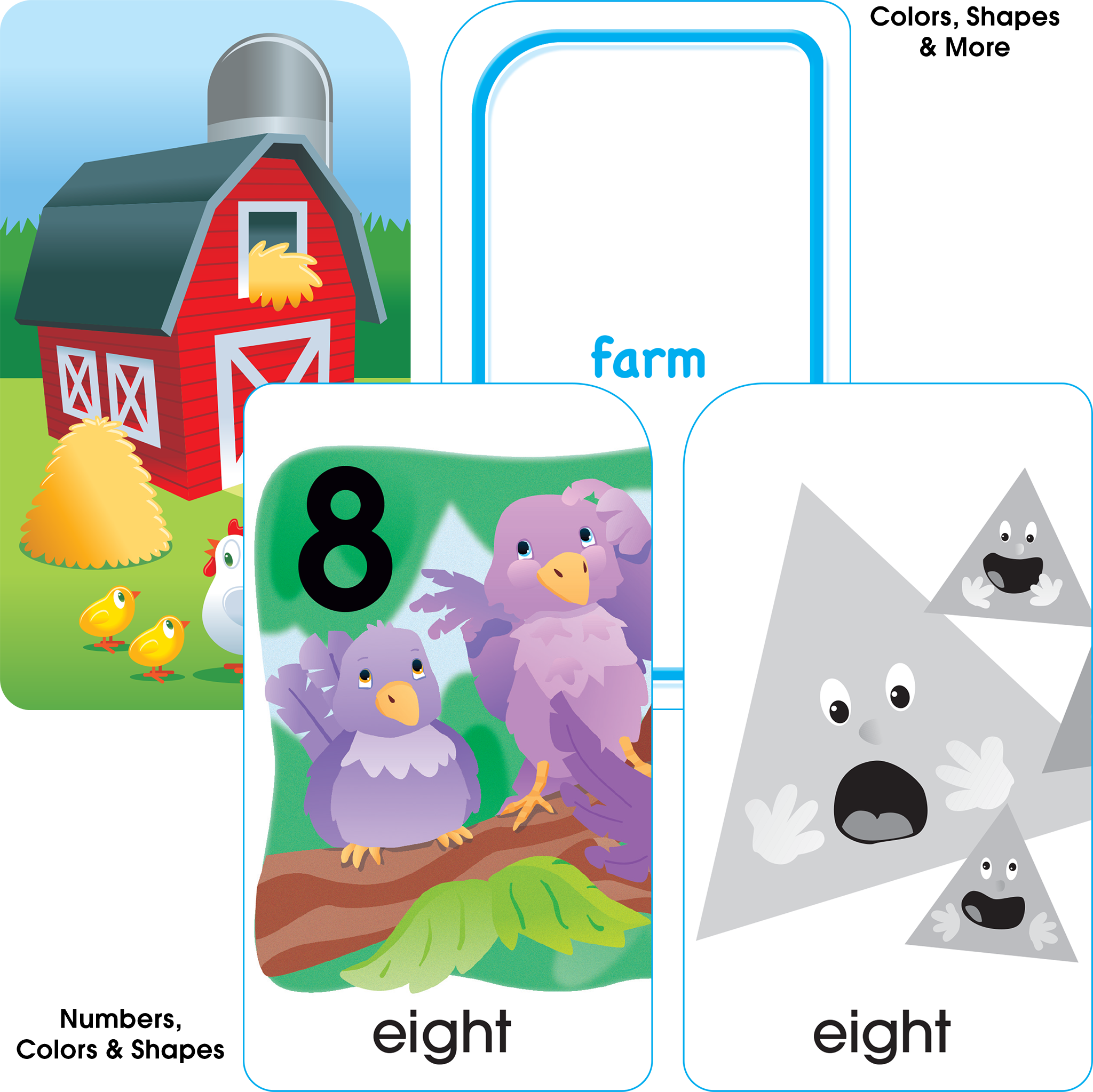 Preschool Flash Cards 4 Pack School Zone Publishing Company 