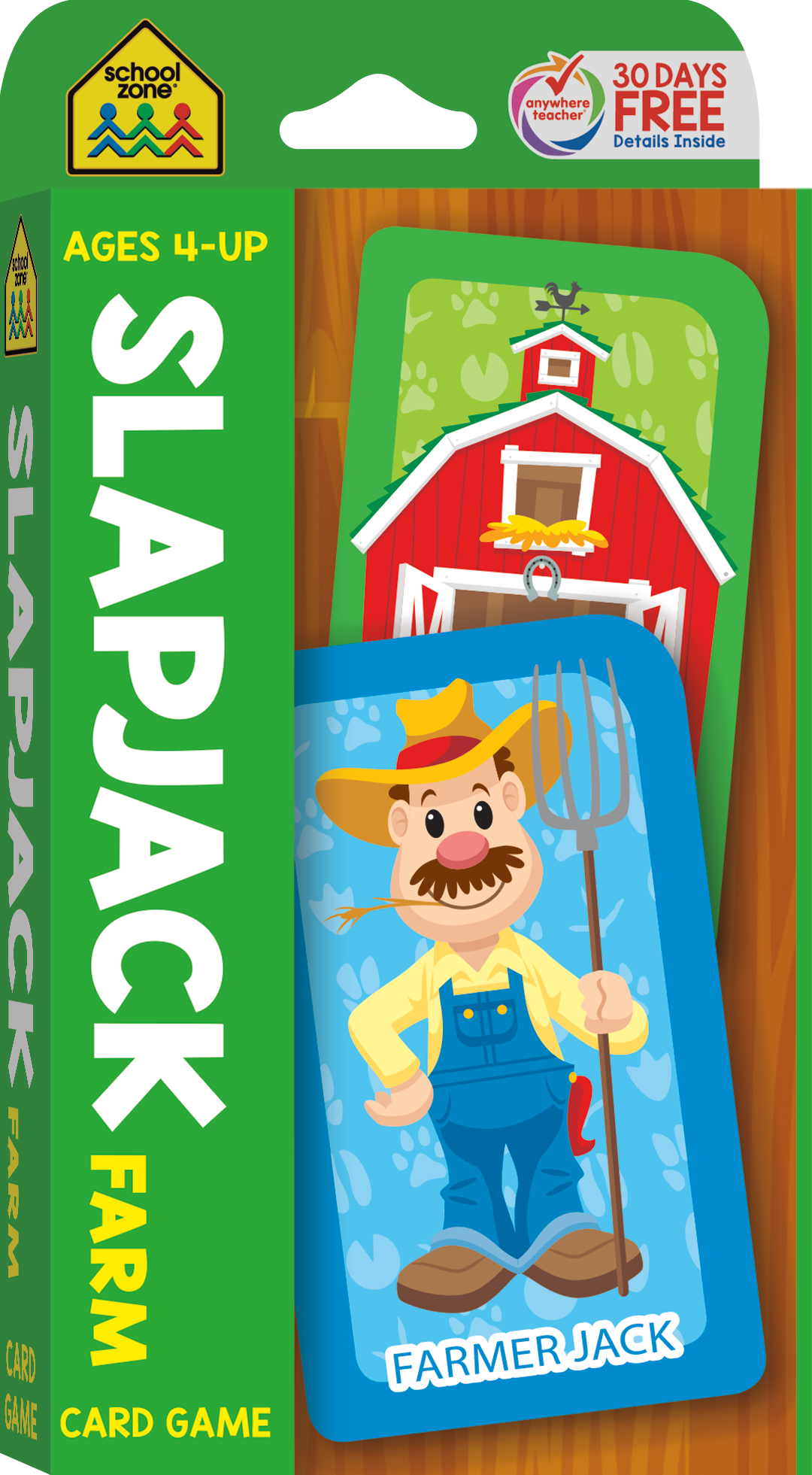 Slapjack Farm Card Game – School Zone Publishing Company