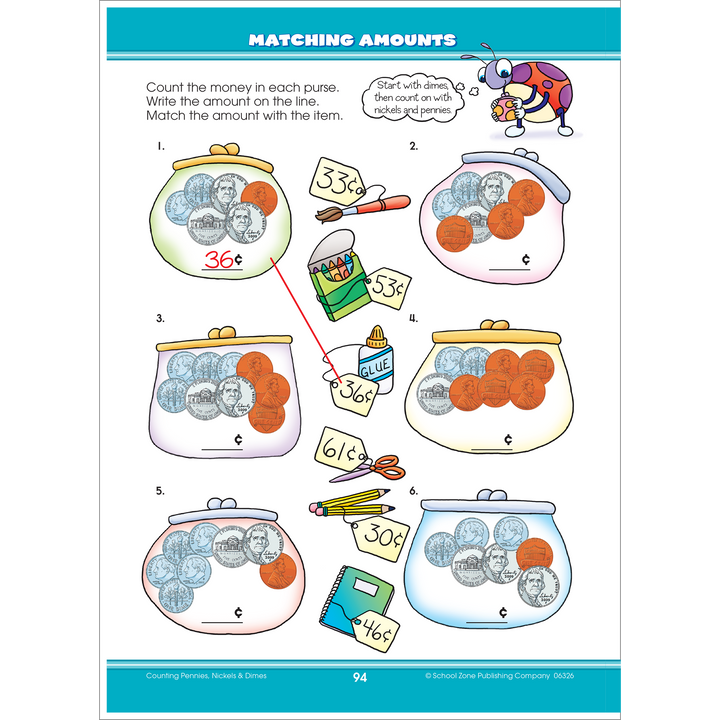 Big Math 1-2 Workbook introduces and reinforces essential real-world skills.