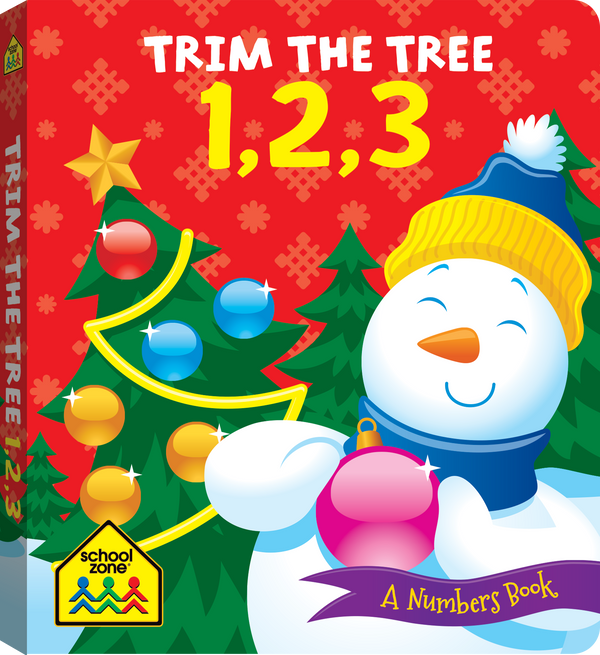 This Ho, ho, ho, Trim the Tree 1, 2, 3 board book will unwrap counting skills and more!