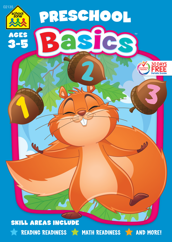 This Preschool Basics Workbook makes learning fun!