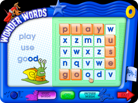 Use Wonder Words Flash Action Software (Windows Download) to teach your child word recognition.