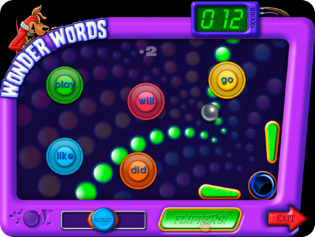 Wonder Words Flash Action Software (Windows Download) will make word champs!