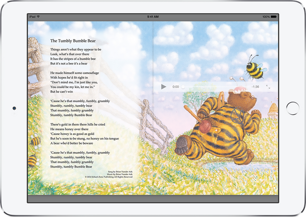 Find a memorable sing-along song in The Beeginning (iOS eBook).