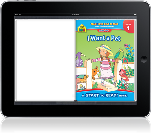 I Want a Pet Read-along (iOS eBook) is a cute story for beginning readers.
