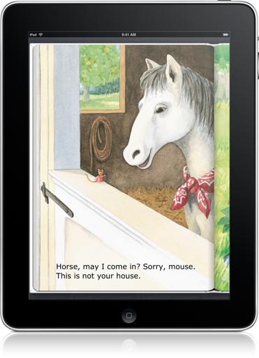 Mouse Finds a House (iOS eBook) will make learning to read fun!