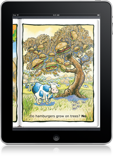 Most of the vocabulary words in What Grows on Trees? (iOS eBook) are typically introduced in first grade.