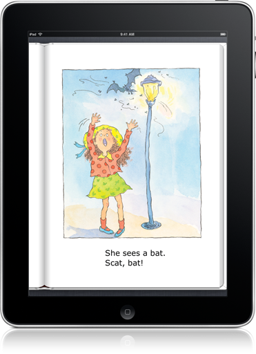 A few "eeks and shrieks" will go hand-in-hand with smiles in Mia's Sun Hat (iOS eBook).