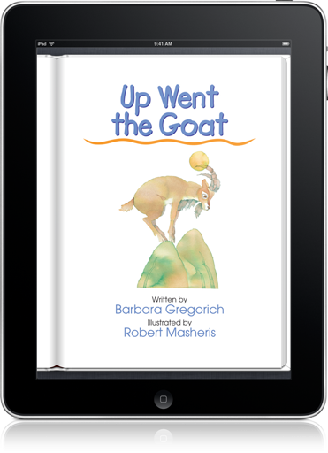 Kids will smile at Up Went the Goat (iOS eBook).