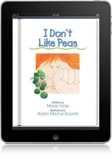 I Don't Like Peas (iOS eBook) is just one offering from School Zone's Start to Read! series.