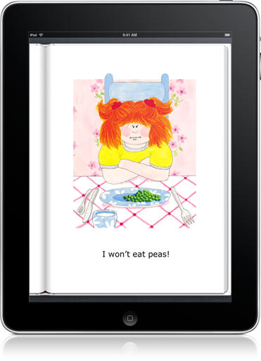 I Don't Like Peas (iOS eBook) will help first and second graders master reading.