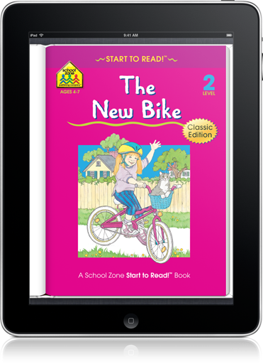 The New Bike Classic (iOS eBook) is a charming story for beginning readers.