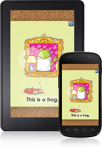 Who can resist the charm of Jog, Frog, Jog - Start to Read! Undercover Book (Android App)?