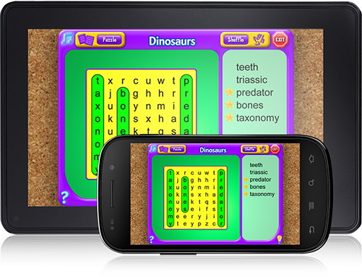 Word Search (Android App) is a fun way to boost vocabulary and improve perception.