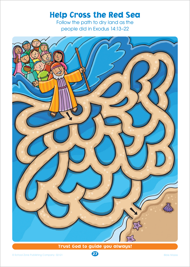 Bible Mazes presents challenging activities, combined with favorite Bible stories.