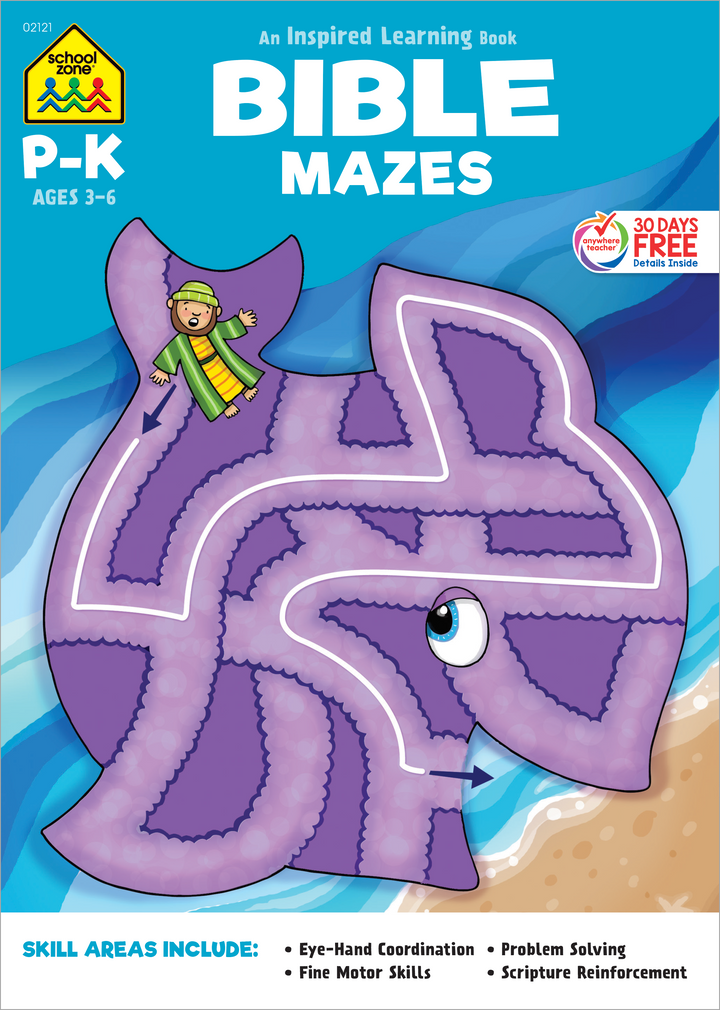 Bible Mazes combines Scripture with puzzles kids love!