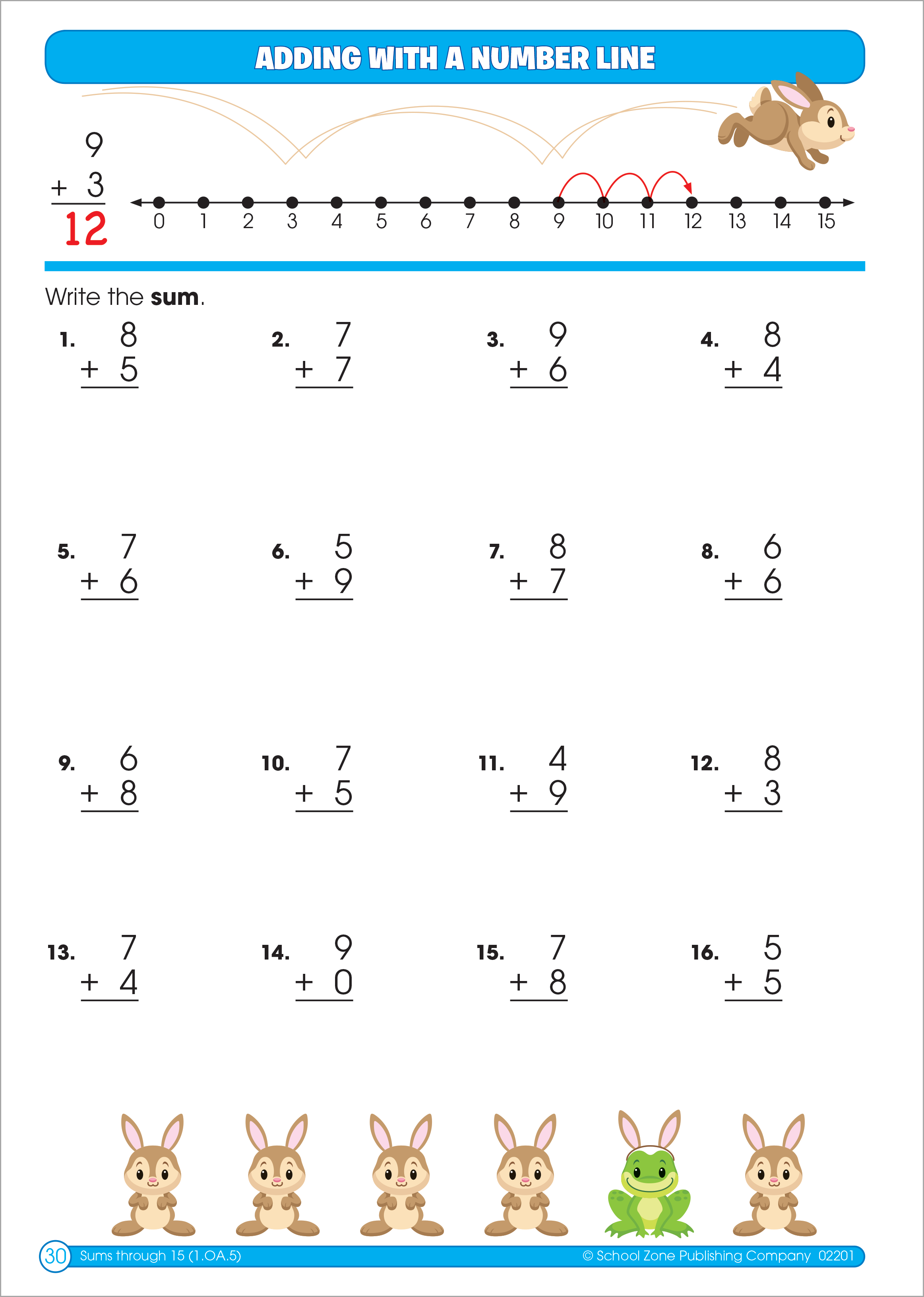 Maths Workbook for Class 1: Basics – School Zone Publishing Company