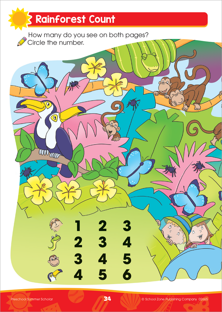Preschool Summer Scholar Workbook