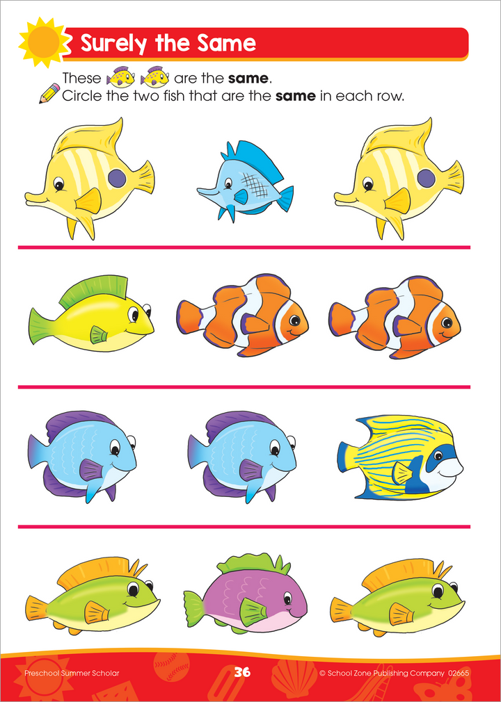 Preschool Summer Scholar Workbook