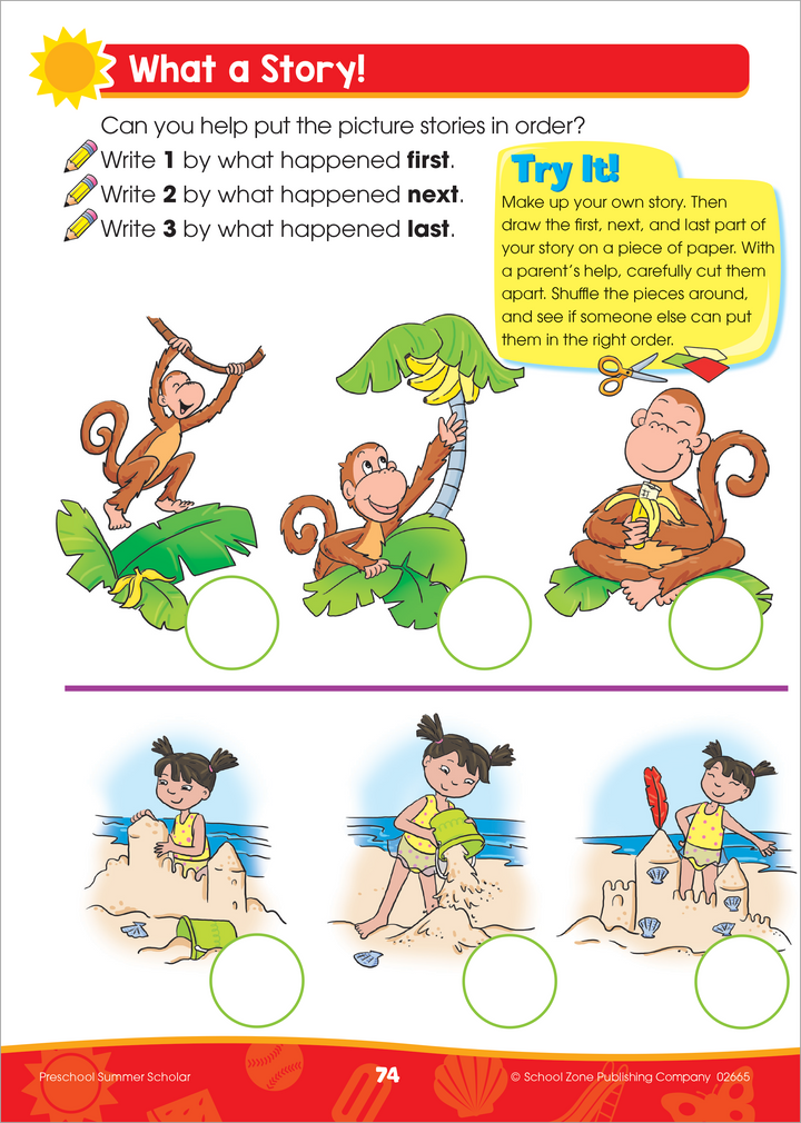 Preschool Summer Scholar Workbook