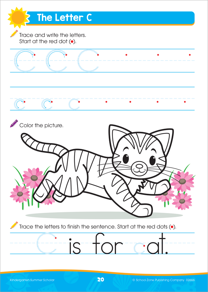 Kindergarten Summer Scholar Workbook