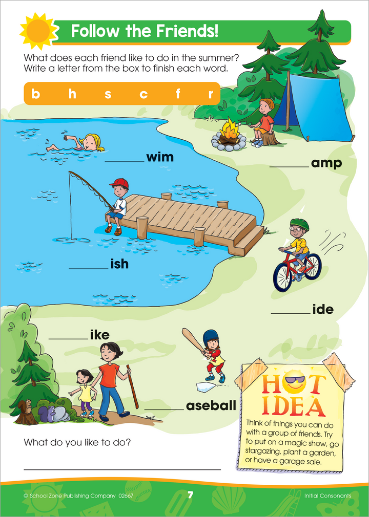 First Grade Summer Scholar Workbook