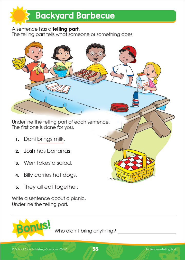 First Grade Summer Scholar Workbook