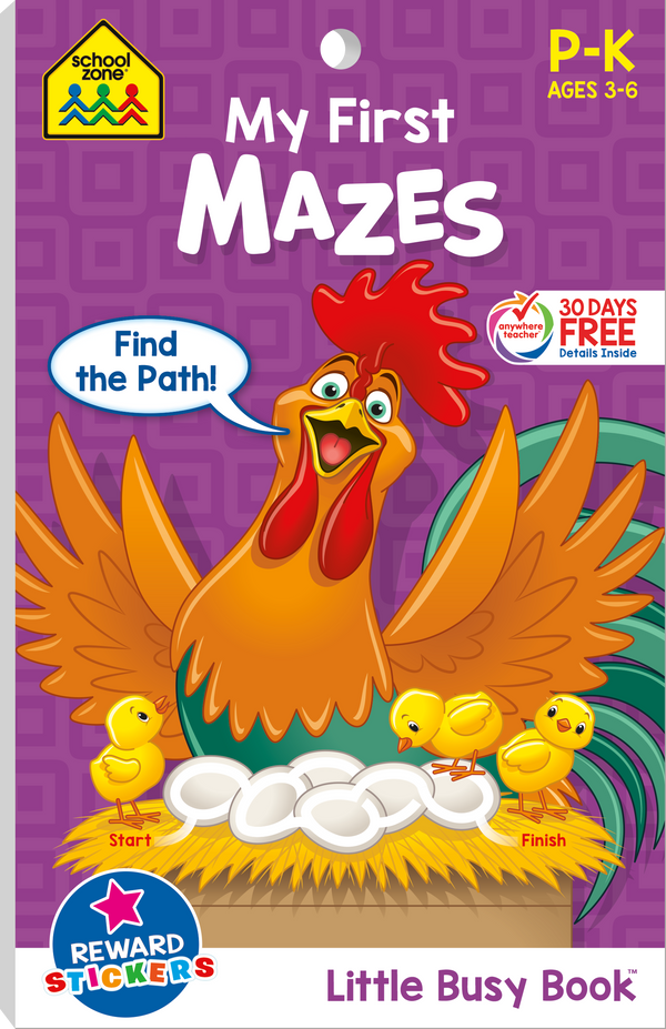 My First Mazes Little Busy Book will definitely keep little ones busy finding their way.