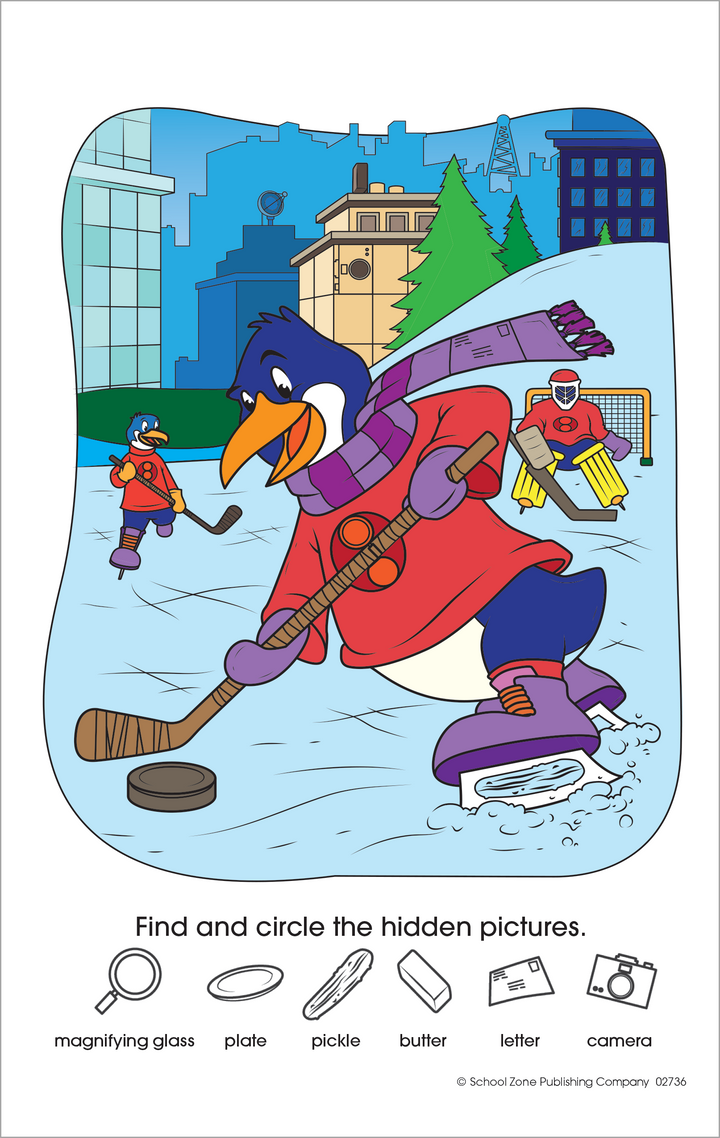 My First Hidden Pictures Little Busy Book has charming scenes that will captivate kids.