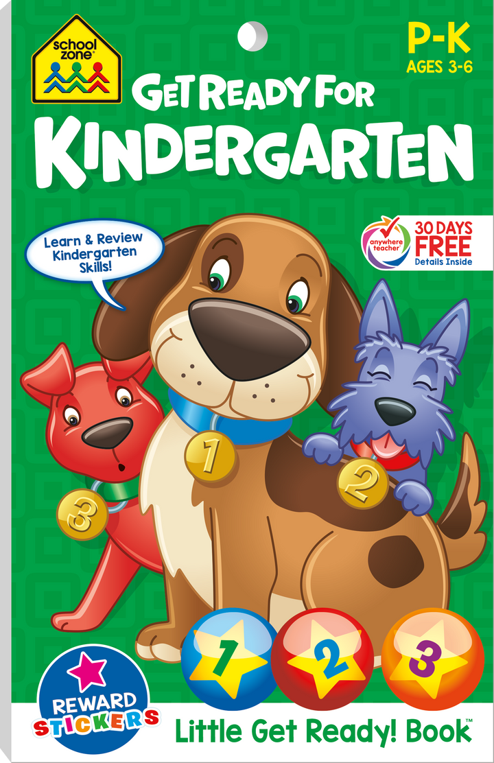 Get Ready For Kindergarten Little Get Ready! Book will help build success.