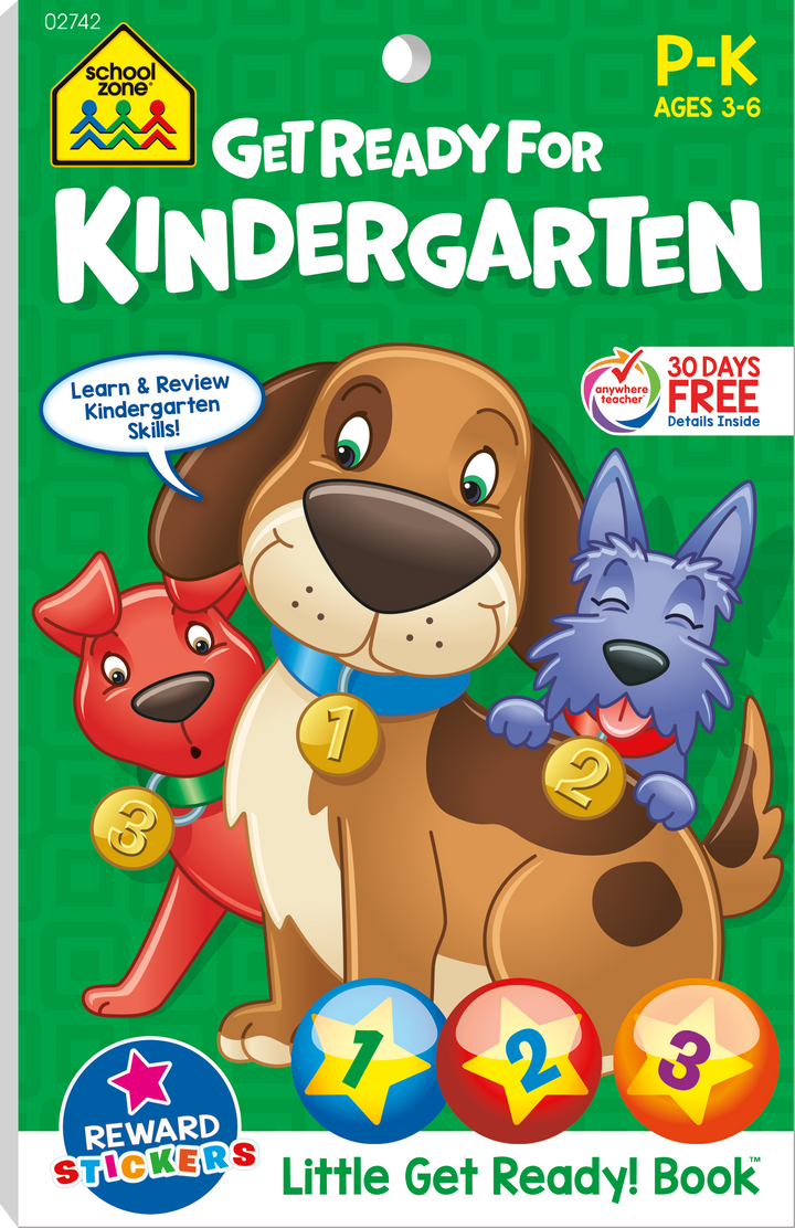 Kindergarten Readiness Activities & Math Workbook – School Zone ...