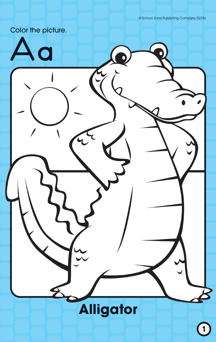 Kids are sure to love the adorable illustrations in My First ABC Animals Coloring Book Little Busy Book.