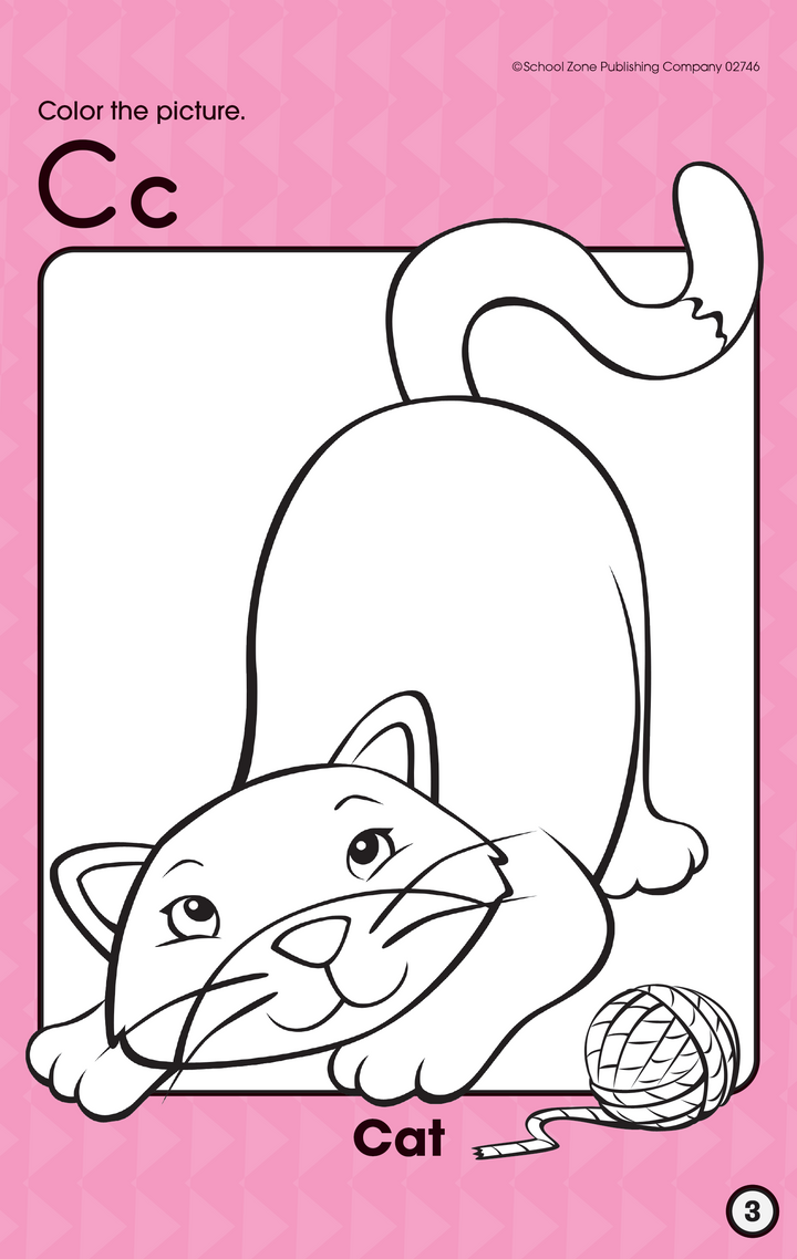 My First ABC Animals Coloring Book Little Busy Book is a first step in learning the alphabet.