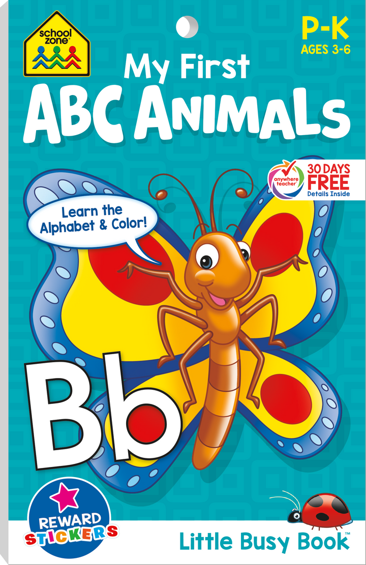 My First ABC Animals Coloring Book Little Busy Book will make learning fun.
