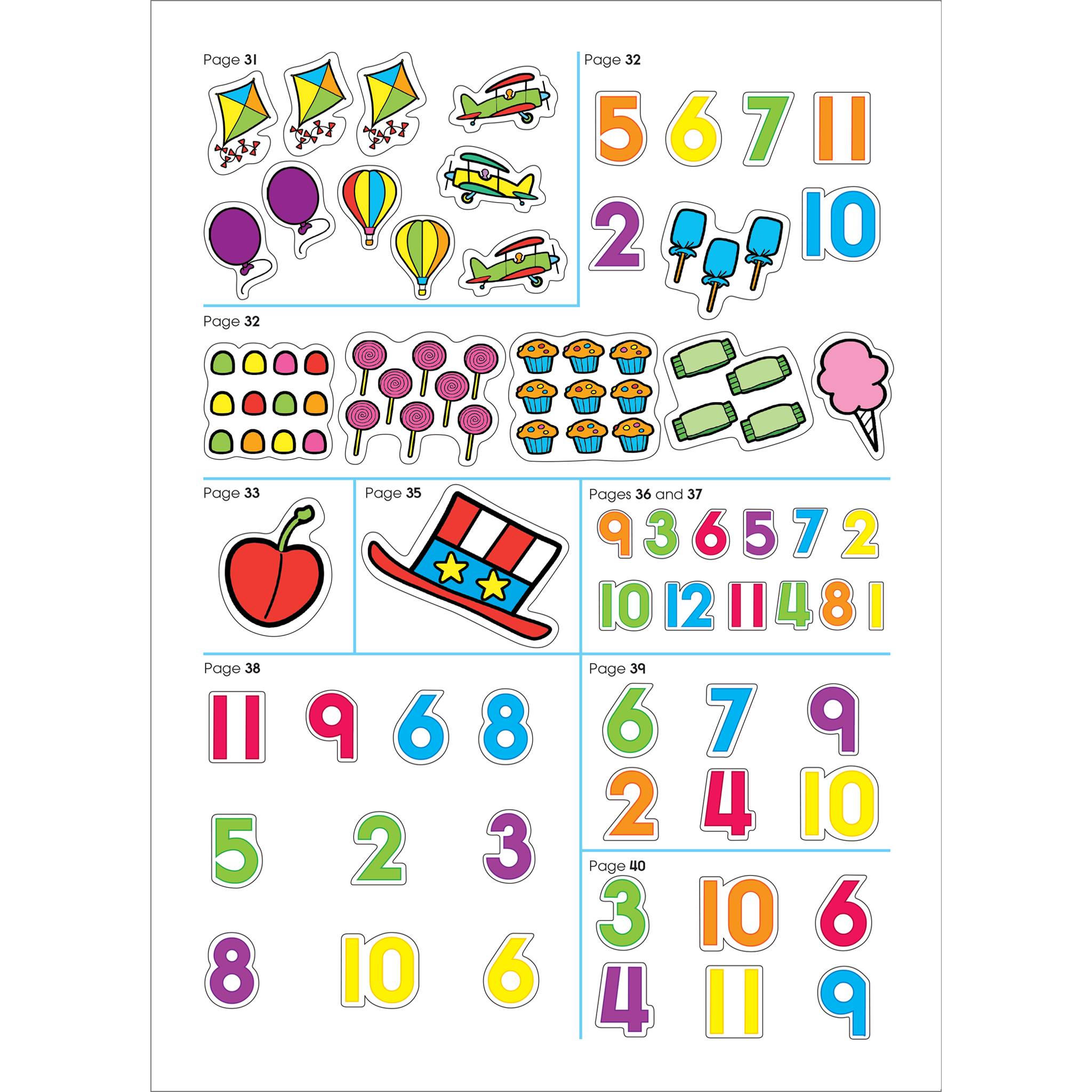 Math Stickers Workbook: Fun Learning - School Zone Website – School ...