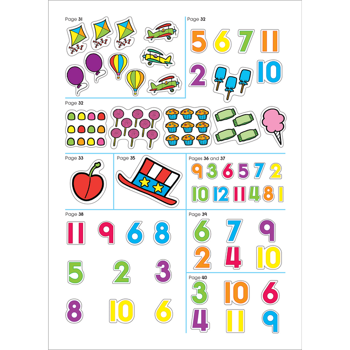 Math Stickers Workbook: Fun Learning - School Zone Website – School ...