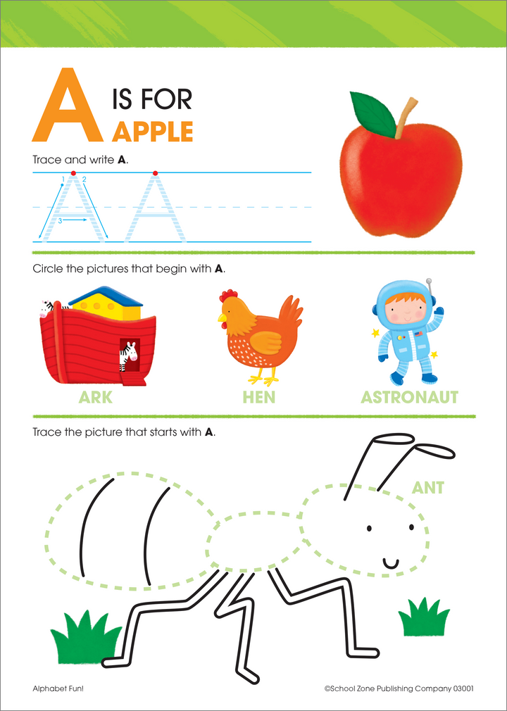 Alphabet Fun! Write & Reuse Workbook