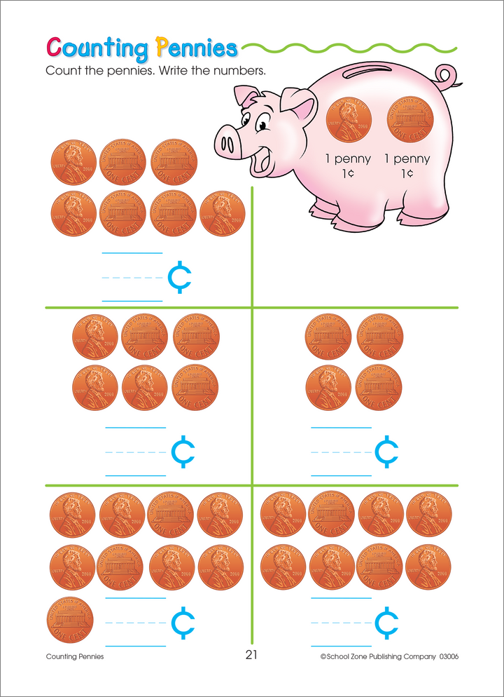 Numbers Fun! Write & Reuse Workbook lets kids practice essential, everyday skills.
